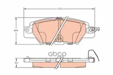 GDB2163_колодки дисковые задние! Mazda CX-5 11>