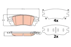 Тормозные колодки TRW GDB4459 TRW