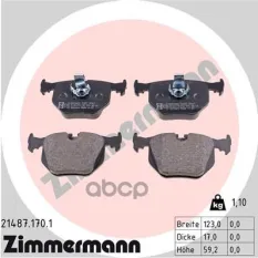 Колодки тормозные 214871701 Zimmermann