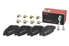 Колодки тормозные, комплект передний P61101 Brembo