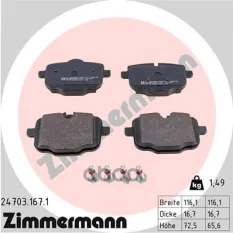 Колодки тормозные 247031671 Zimmermann