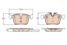 Колодки тормозные GDB2110 TRW