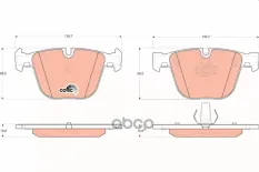 Тормозные колодки TRW GDB1502 TRW