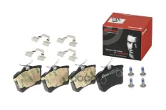 Колодки тормозные, комплект задний P61084 Brembo