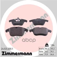 Колодки тормозные 241232001 Zimmermann