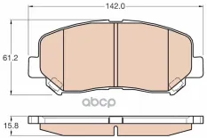 Колодки тормозные GDB3562 TRW