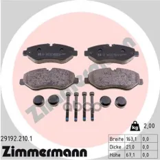 Колодки тормозные 291922101 Zimmermann