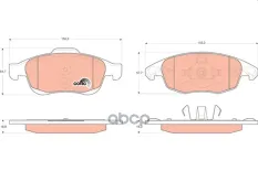 Тормозные колодки GDB1690 GDB1690 TRW