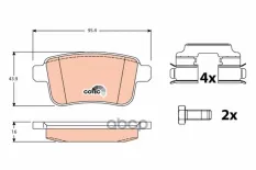 Колодки тормозные GDB1786 TRW