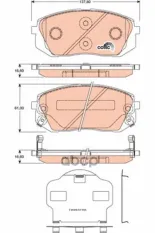 Тормозные колодки GDB3461 GDB3461 TRW