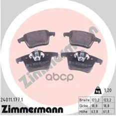 Колодки тормозные 240111771 Zimmermann