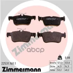 Колодки тормозные 225311601 Zimmermann