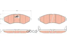 Тормозные колодки GDB3347 GDB3347 TRW