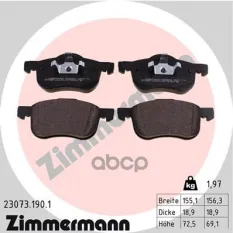 Колодки тормозные 230731901 Zimmermann