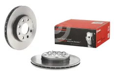 Диск тормозной передний 236mm вентилируемый