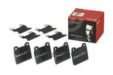 Колодки тормозные, комплект задний P86002 Brembo