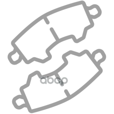 К-т торм.колод.с датч.износа торм.накл. 34 11 2