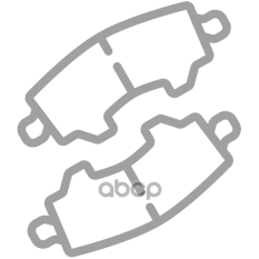 Колодки тормозные 04465-YZZDV TOYOTA