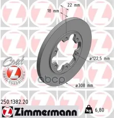 Тормозной диск 250.1382.20 Zimmermann