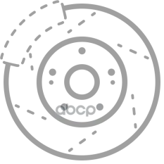 ДИСК ТОРМОЗНОЙ ПЕРЕДНИЙ ЛЕВЫЙ-ПРАВЫЙ A1644210412
