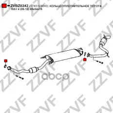 КОЛЬЦО УПЛОТНИТЕЛЬНОЕ TOYOTA RAV 4 (06-13)