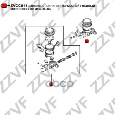ЦИЛИНДР ТОРМОЗНОЙ ГЛАВНЫЙ MITSUBISHI L200 (KB)