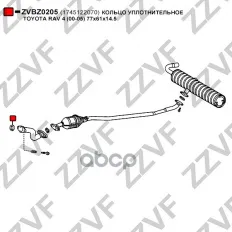КОЛЬЦО УПЛОТНИТЕЛЬНОЕ TOYOTA RAV 4 (00-05)
