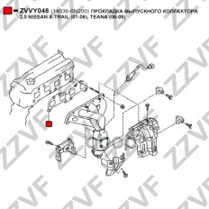 ПРОКЛАДКА ВЫПУСКНОГО КОЛЛЕКТОРА 2,0 NISSAN X-TRAIL