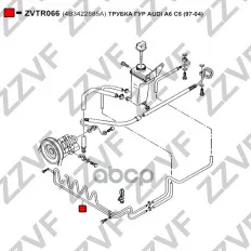 ТРУБКА ГУР AUDI A6 C5 (97-04) 4B3422885A ZVTR066