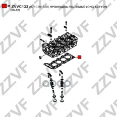 ПРОКЛАДКА ГБЦ SSANGYONG ACTYON (05-12) 6710161520