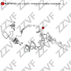 ТРУБКА ГУР HYUNDAI TUCSON (04-…) 57512-2E000