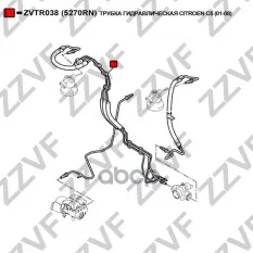 ТРУБКА ГИДРАВЛИЧЕСКАЯ CITROEN C5 (01-08) 5270RN