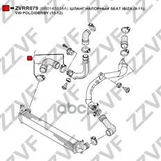 ШЛАНГ НАПОРНЫЙ SEAT IBIZA (9-11); VW POLO/DERBY