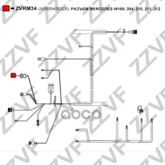 РАЗЪЕМ MERCEDES W169, 204, 210, 211, 212