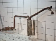 Глушитель в сборе Skoda Octavia A7 ЛИФТБЭК CWV