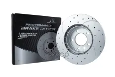 Диск тормозной зад Jeep Wrangler перфорация ALPHA ENGINEERING арт. 'AP0112DS