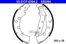 Колодки тормозные барабанные Ate арт. 03.0137-0394.2