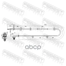 Датчик ABS передний Febest арт. 02606-015