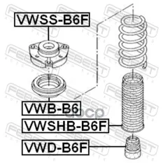 Опора переднего амортизатора Febest арт. VWSS-B6F