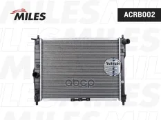 Радиатор CHEVROLET LANOS /NUBIRA 1.5/1.6 M/T -A/C 97- паяный Miles арт. acrb002