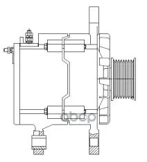 Генератор для а/м КАМАЗ с дв. Cummins ISLe 72A (LG 0711) STARTVOLT арт. LG 0711
