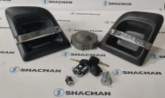 Личинка SHACMAN SHAANXI X5000 замка двери комп.(1лич,1лич.зам.зажиг,2руч.наруж,2ключа,1крыш.бак) OE Shacman арт. DZ14251340248
