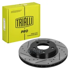 Диск торм. для а/м ГАЗ 3110 перед. d=280  (перф/слот/окраш) (DF 149s) PRO Trialli арт. DF 149S