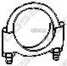 Хомут глушителя универсальный 48мм BOSAL 250-248 (60504378) Bosal арт. 250-248