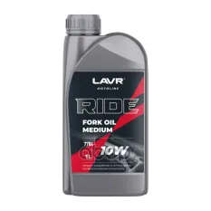 Масло вилочное полусинтетическое RIDE Fork oil 10W , 1л LAVR арт. LN7784