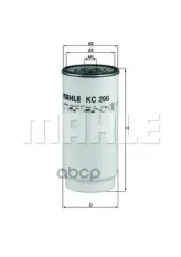 фильтр топливный! D107.9 H231.4 1'-14 DAF 65/75/85/95/105 Mahle/Knecht арт. KC296D