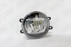 Фара противотуманная левая Toyota Land Cruiser Prado 150 2017-нв, светодиодная ( O.E.M. арт. OEM0158PTFPL