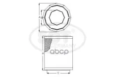 Воздушный фильтр HONDA CIVIC/CR-V 2.0 01-06 SCT арт. sb2153