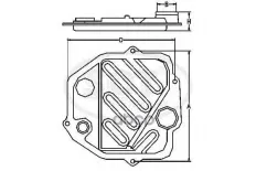 Фильтр АКПП BMW E65/X5 SCT арт. sg1069