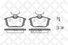 605 12 !колодки дисковые з Smart Forfour 1.1/1.3/1.5 04> Stellox арт. 616012SX